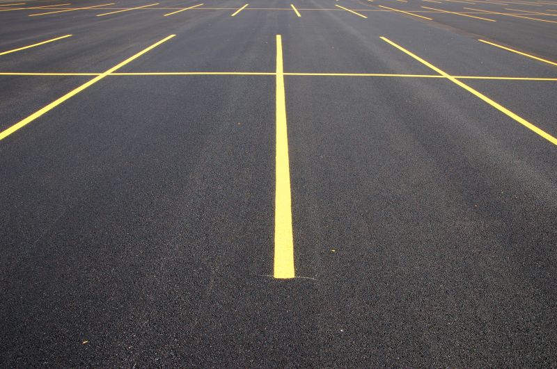 Sealed Asphalt Surface with Clear Markings